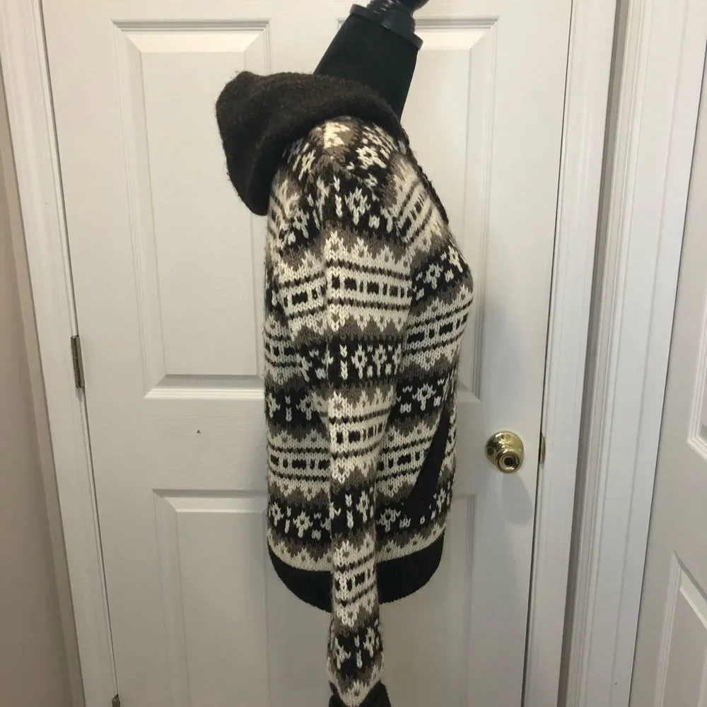 Runox Scandia Strik Pure Wool hooded long sleeve sweater - Picture 7 of 14